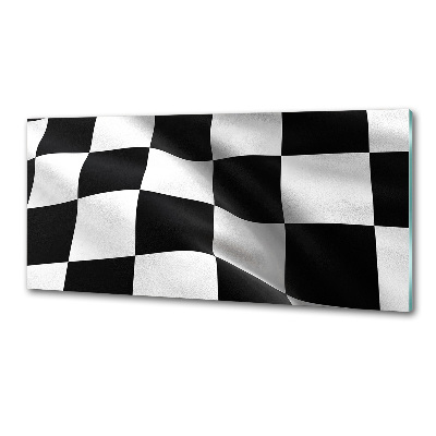 Panel dekor szkło Flaga mety