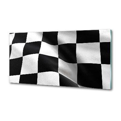 Panel dekor szkło Flaga mety