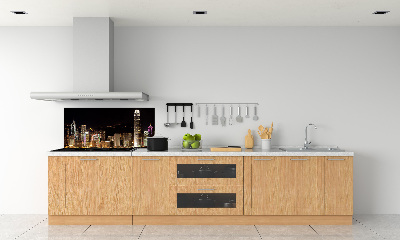 Panel do kuchni Hongkong nocą