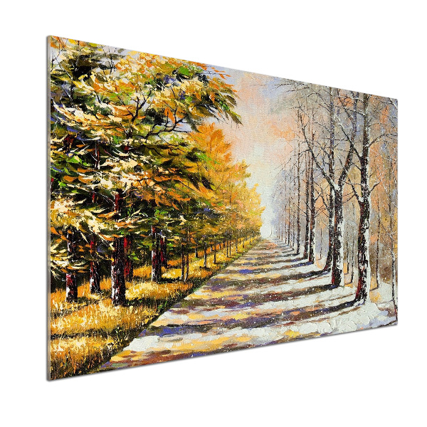 Salpicadero para cocina Otoño vs. Invierno