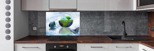 Panel de pared de cocina Recursos ecológicos