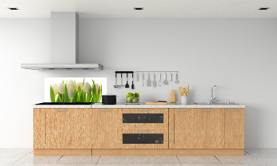 Panel antisalpicaduras Tulipanes