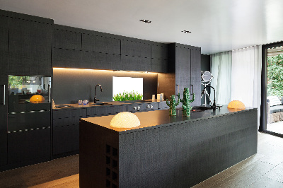 Panel de pared de cocina tulipanes blancos