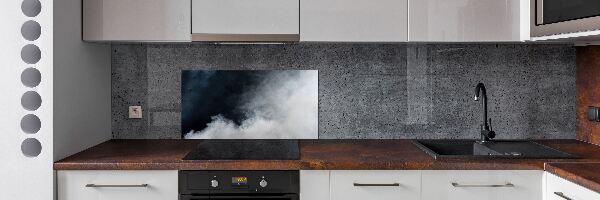 Panel antisalpicaduras Humo blanco