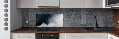 Panel antisalpicaduras Humo blanco