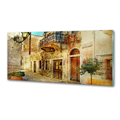 Panel de pared de cocina Calles en Grecia