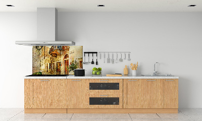 Panel de pared de cocina Calles en Grecia