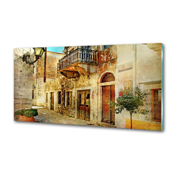 Panel de pared de cocina Calles en Grecia