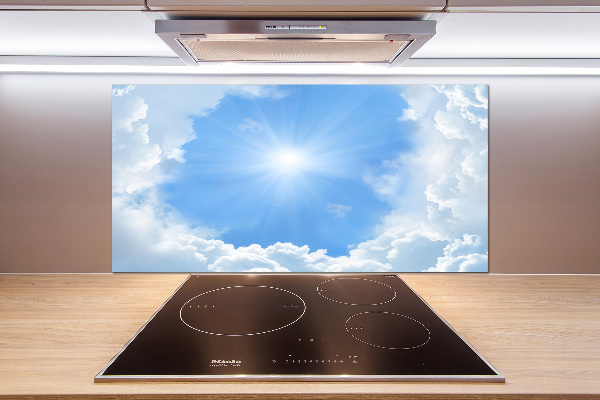 Panel para cocina Nubes en el cielo