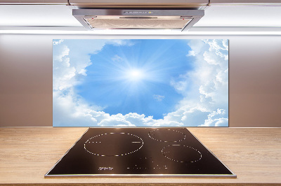 Panel para cocina Nubes en el cielo