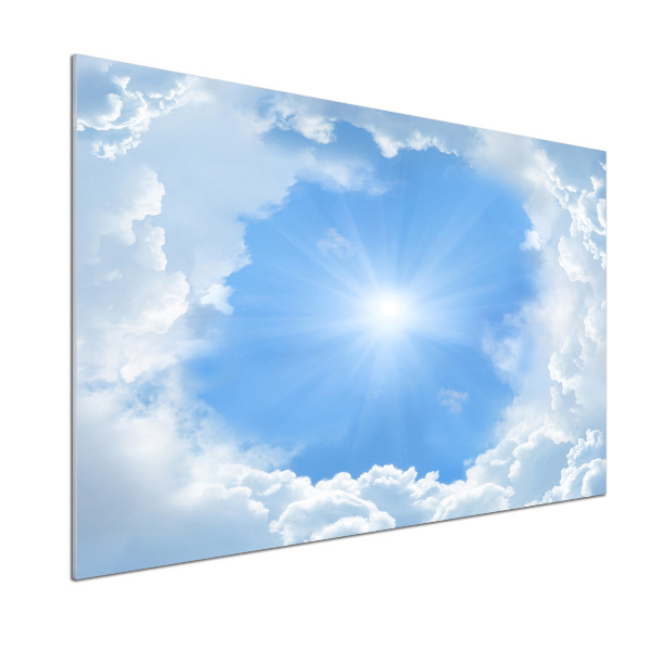 Panel para cocina Nubes en el cielo