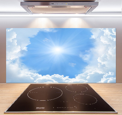 Panel para cocina Nubes en el cielo