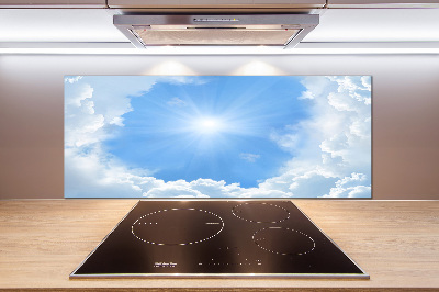 Panel para cocina Nubes en el cielo