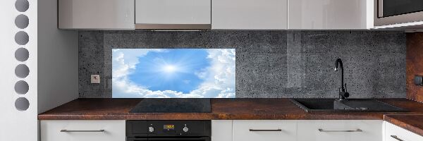 Panel para cocina Nubes en el cielo