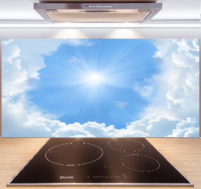 Panel para cocina Nubes en el cielo