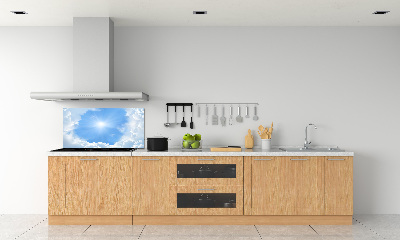 Panel para cocina Nubes en el cielo