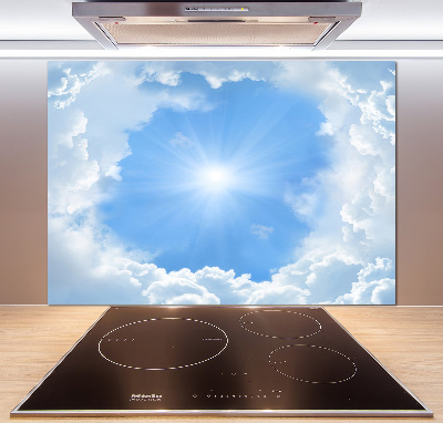 Panel para cocina Nubes en el cielo