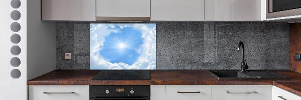 Panel para cocina Nubes en el cielo