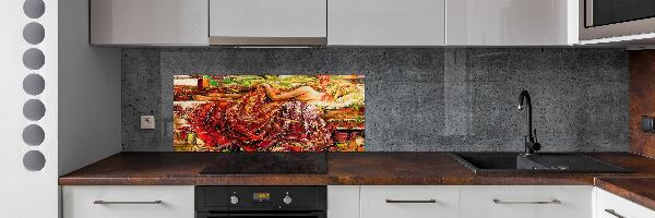 Panel do kuchni Śpiąca kobieta