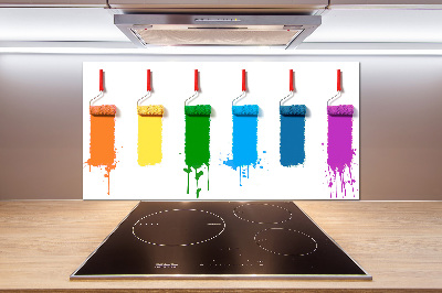 Panel de pared de cocina Rodillos de pintura