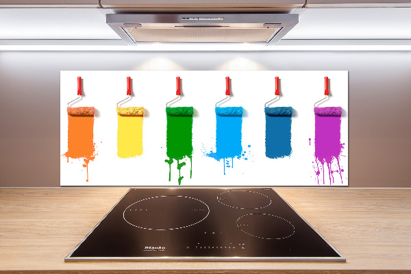 Panel de pared de cocina Rodillos de pintura