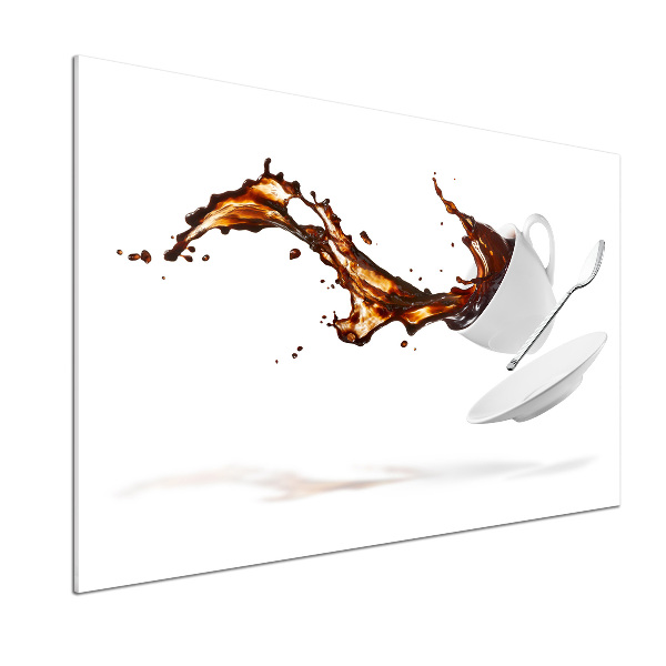 Salpicadero para cocina Café derramado