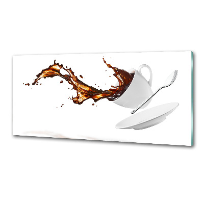 Salpicadero para cocina Café derramado