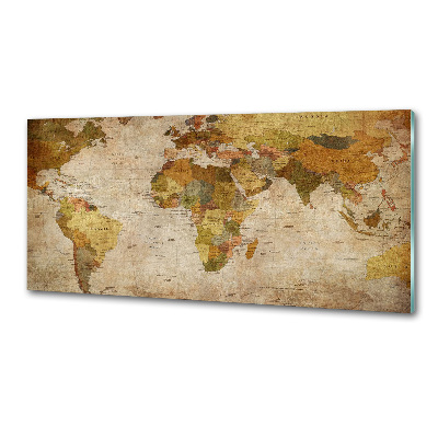 Panel antisalpicaduras Mapa político