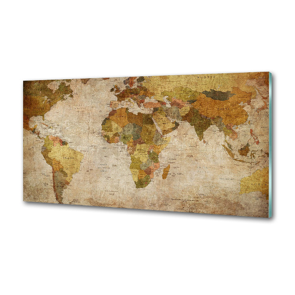 Panel antisalpicaduras Mapa político