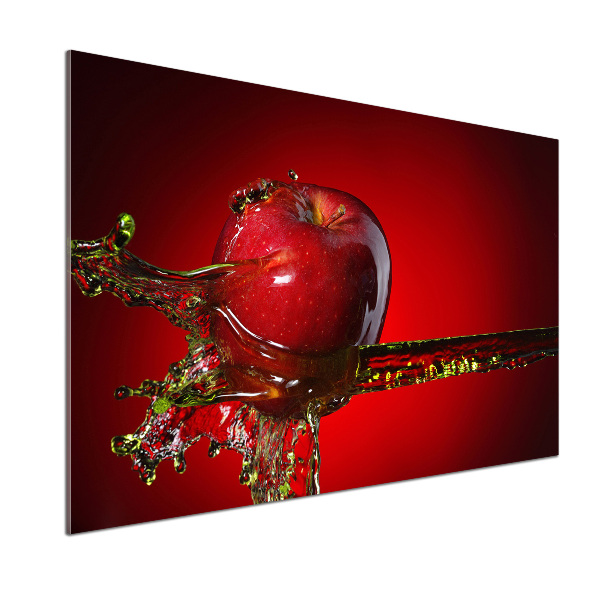 Panel de pared de cocina Manzana y agua