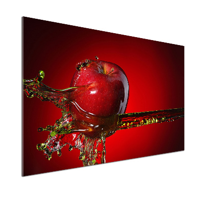 Panel de pared de cocina Manzana y agua