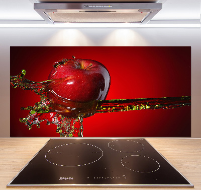 Panel de pared de cocina Manzana y agua