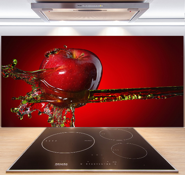 Panel de pared de cocina Manzana y agua