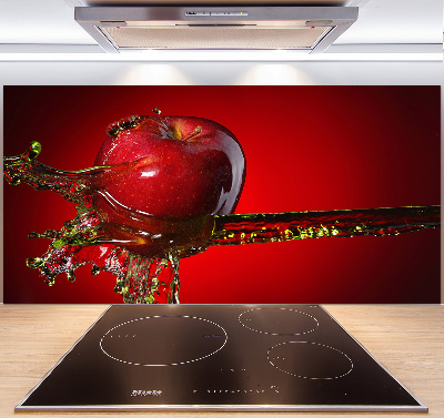 Panel de pared de cocina Manzana y agua