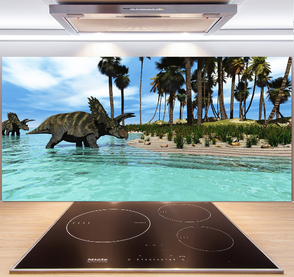 Panel para cocina Dinosaurios