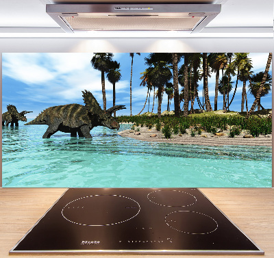 Panel para cocina Dinosaurios