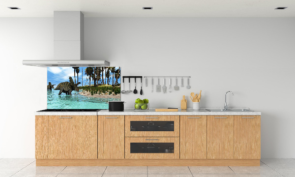 Panel para cocina Dinosaurios