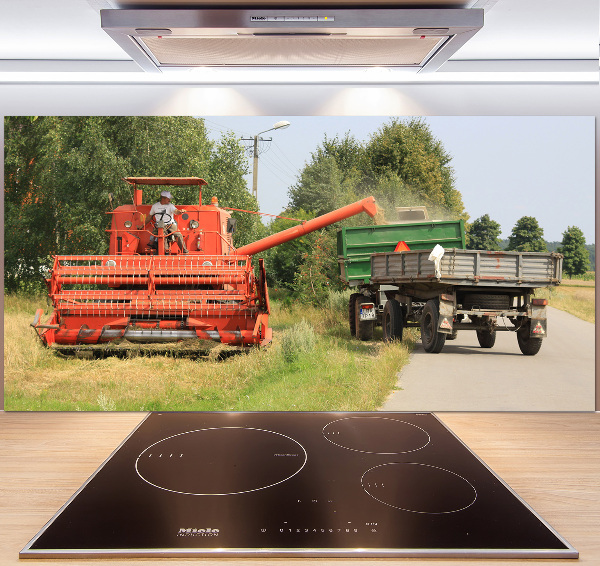 Panel de pared de cocina Cosechadora