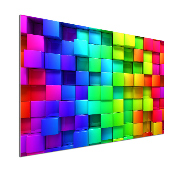 Panel do kuchni Kolorowe pudełka