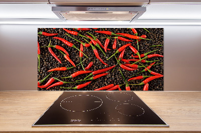 Salpicadero de cocina chiles