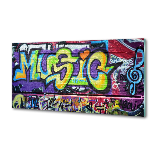 Panel de pared de cocina Grafiti en la pared