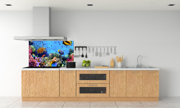 Panel de pared de cocina Arrecife de coral