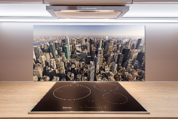 Panel para cocina Vista aérea de Nueva York