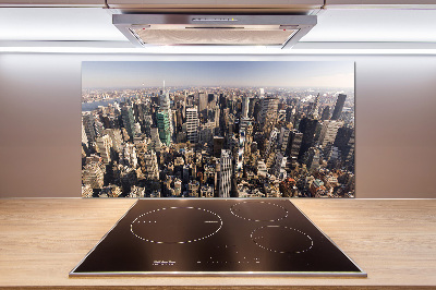 Panel para cocina Vista aérea de Nueva York