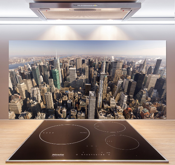 Panel para cocina Vista aérea de Nueva York