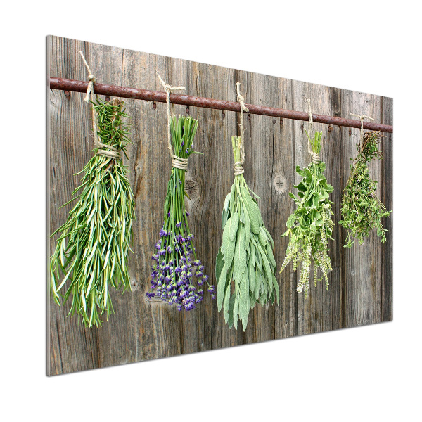 Panel para cocina Hierbas en una cuerda