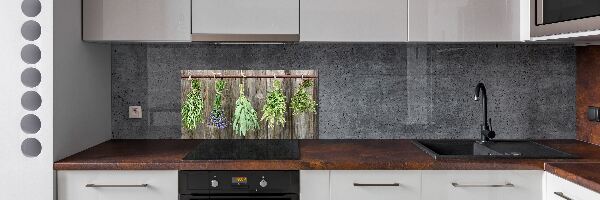 Panel para cocina Hierbas en una cuerda