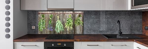 Panel para cocina Hierbas en una cuerda