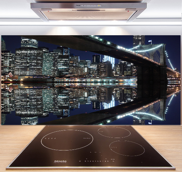 Panel de pared de cocina Puente de Brooklyn