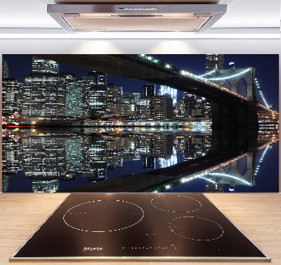 Panel de pared de cocina Puente de Brooklyn